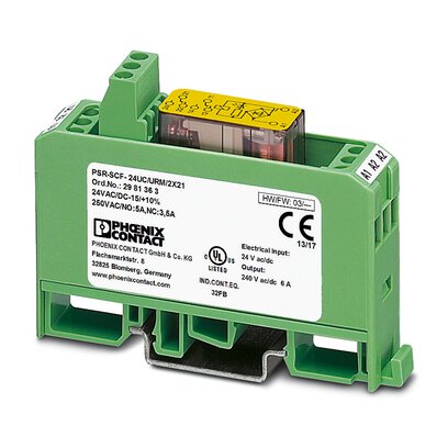 PSR-SCF- 24UC-URM-2X21 - 耦合安全继电器